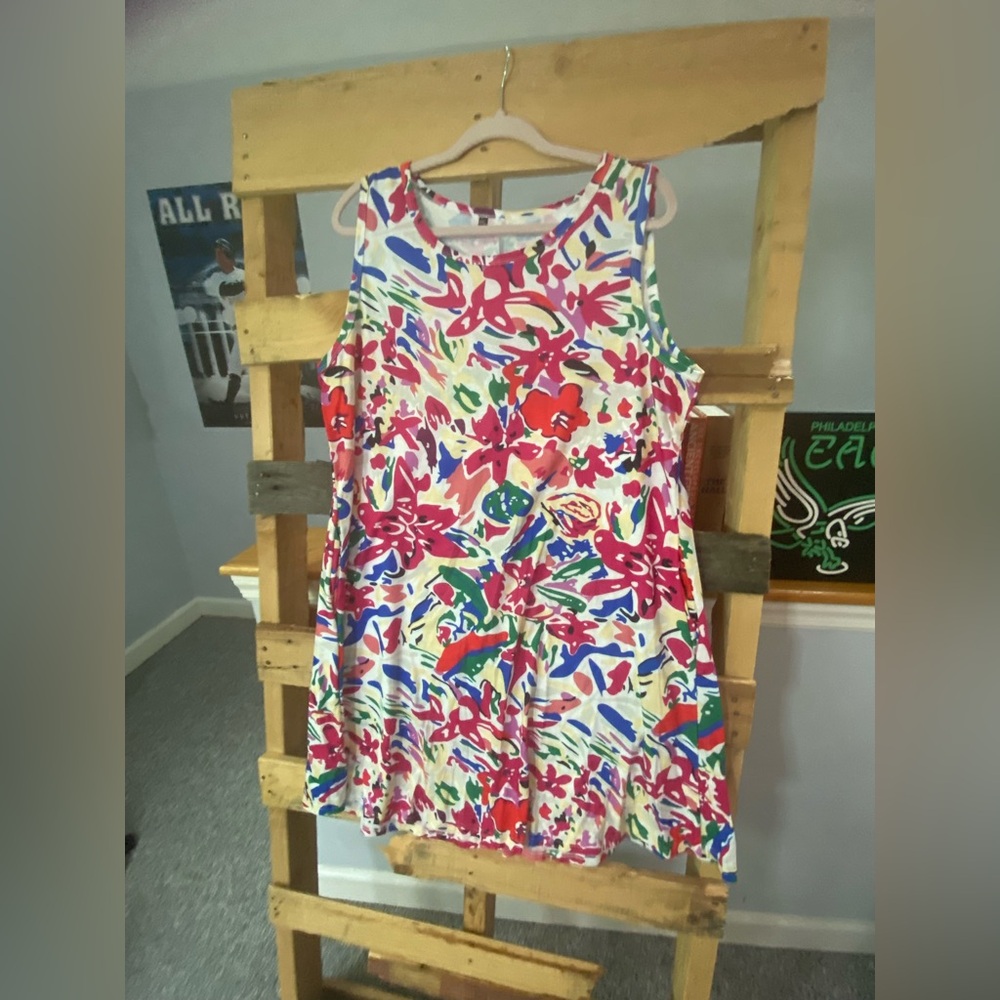 Vibrant Multicolor Sleeveless Dress